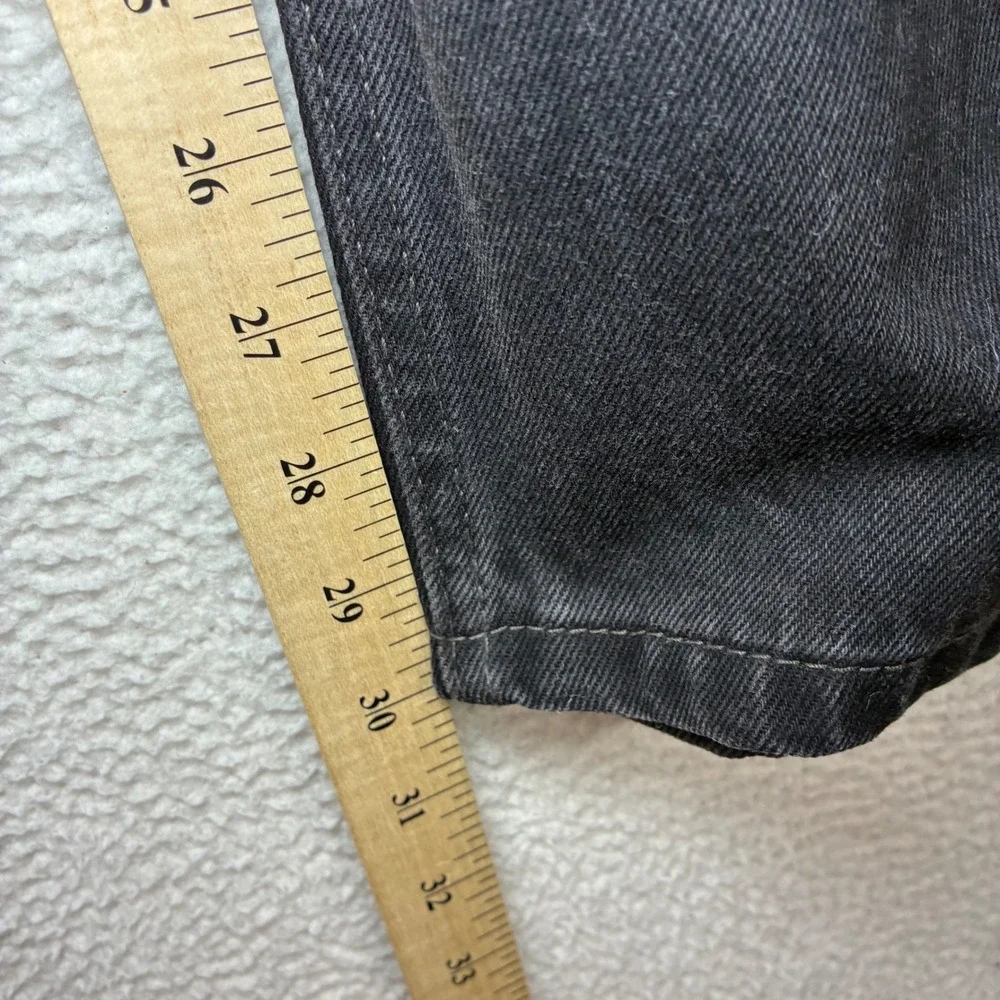 Levis 560 Comfort Fit Jeans Men 34x30 Black Faded Relaxed Taper Casual Loose